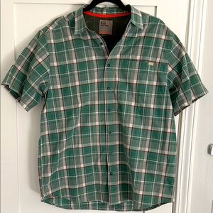 5.11 Tactical Green and White Plaid Shirt